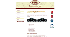 Desktop Screenshot of dbkconstruction.co.uk
